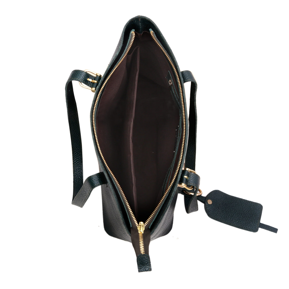 Siena Pebbled Leather Tote Bag – Signature Collection