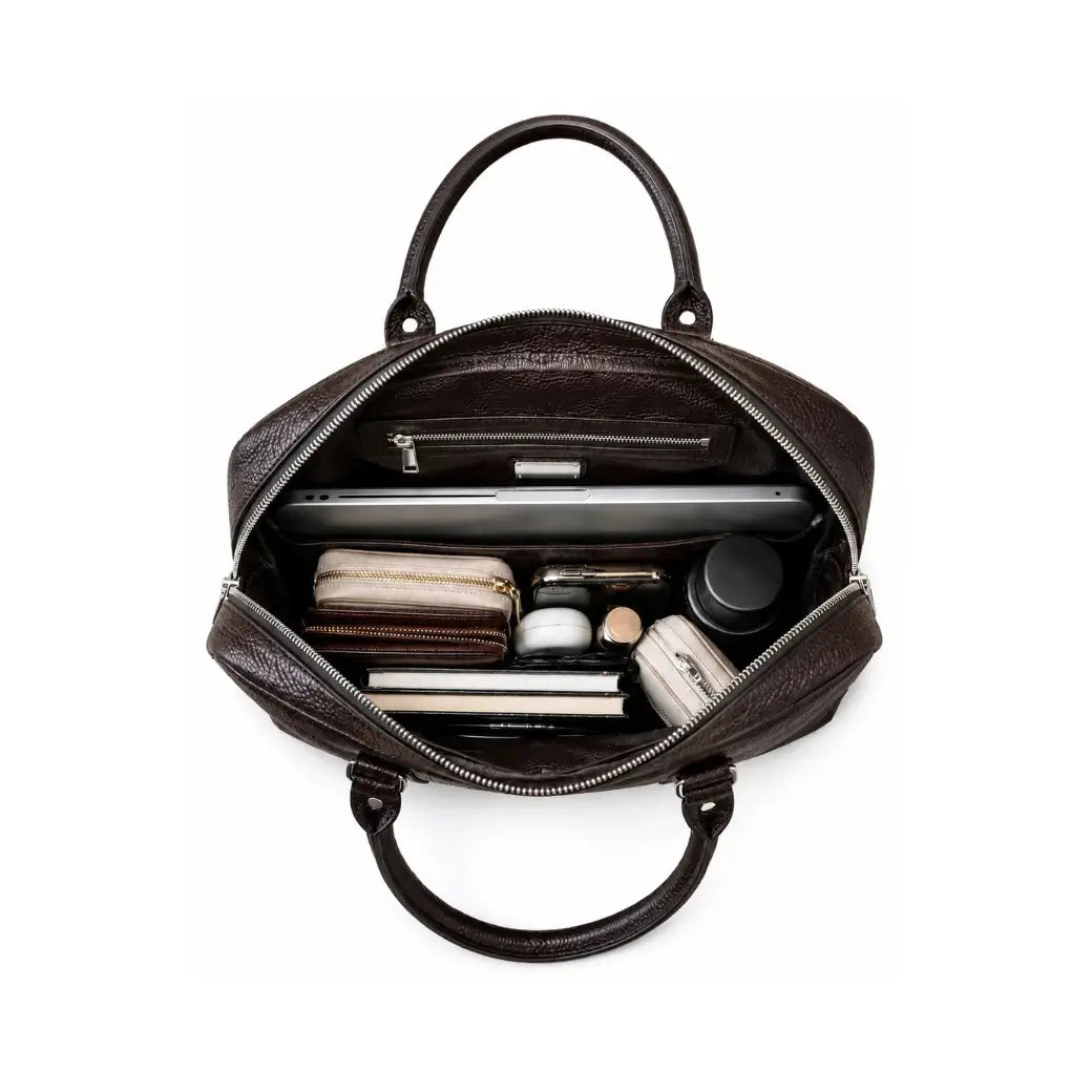 Elston Full-Grain Leather Laptop Bag detail 3