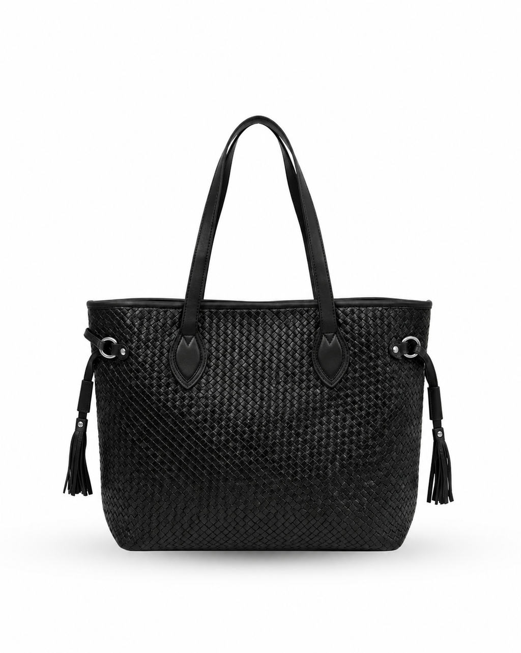 Amara Woven Leather Tote