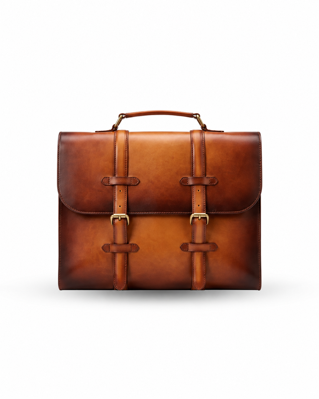 Patina Vintage Brown Leather Laptop Bag