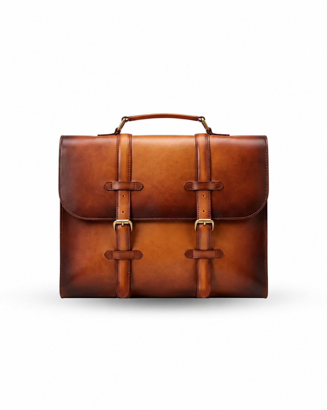 Patina Vintage Brown Leather Laptop Bag