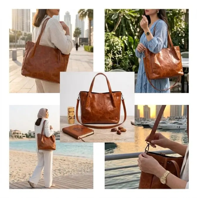 5 Ways to Carry the Crunch Tan Tote