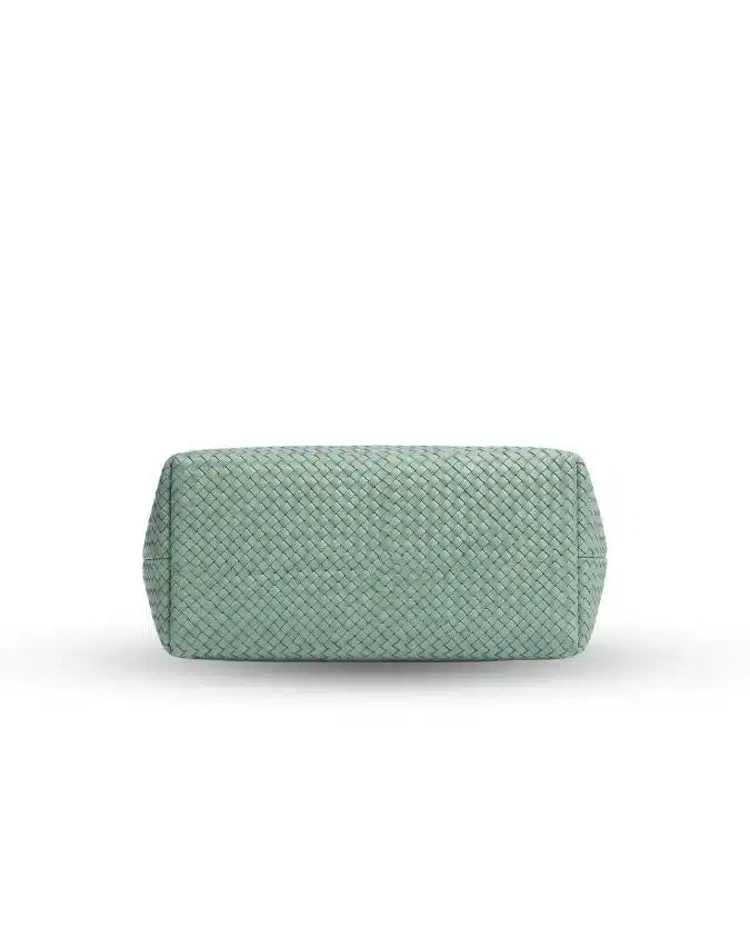 Elara Knitted Leather Tote