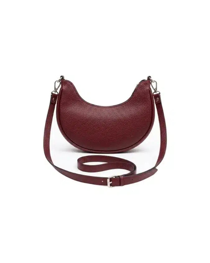 Luna Pebbled Leather Moon Bag