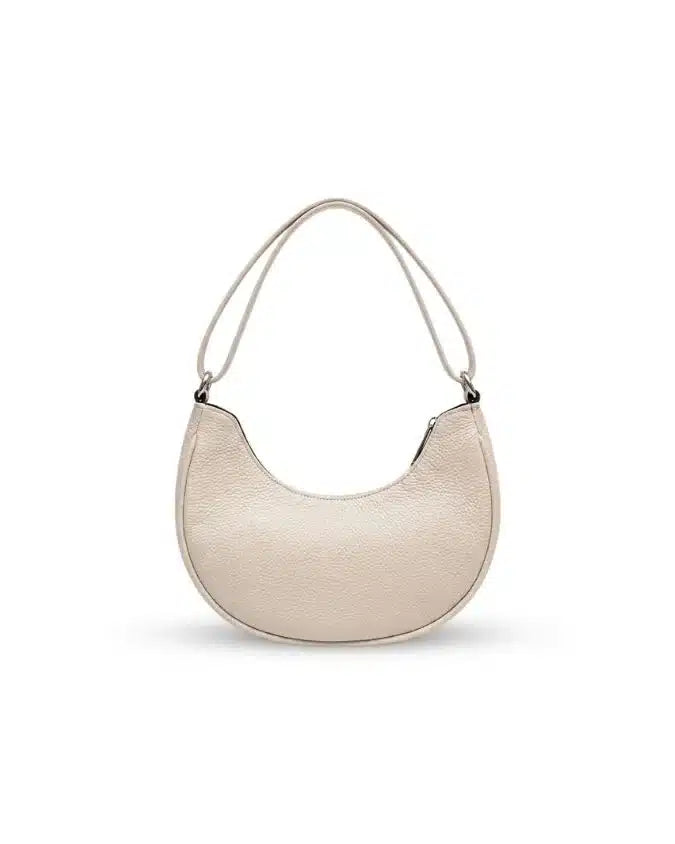 Luna Pebbled Leather Moon Bag
