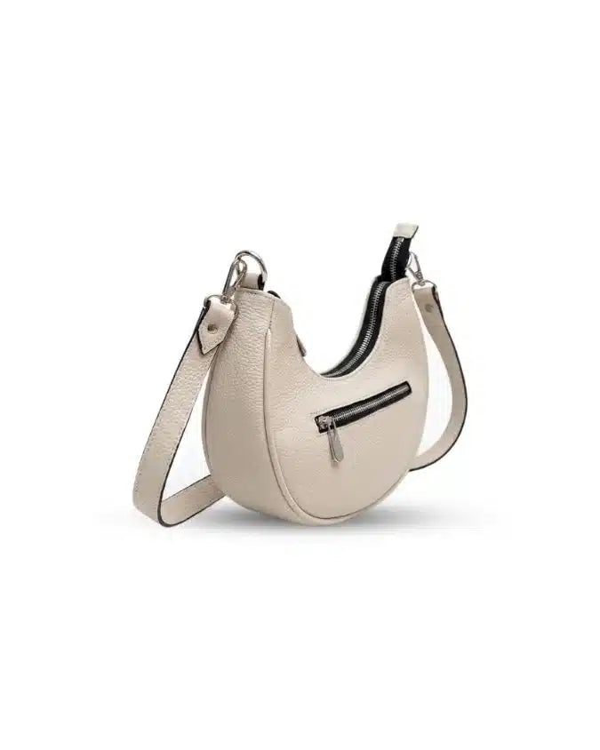Luna Pebbled Leather Moon Bag