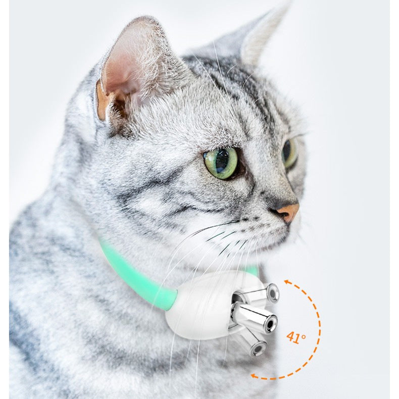 New Dual-purpose Laser Pet Collar Hands-free Smart LED Laser Laser Cat Teaser Laser Pointer Cat Toy