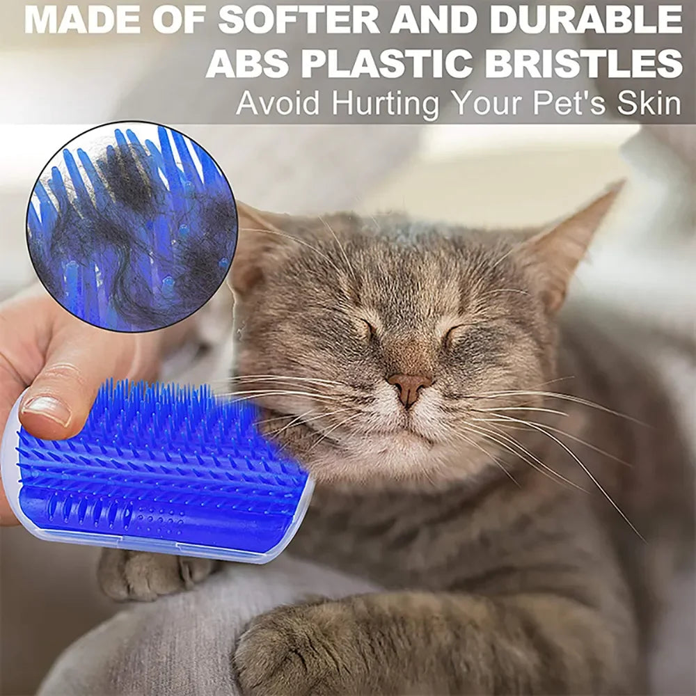 Pet Cat Corner Scrubber, Massager, Scratcher And Brush Comb Pet Supplies