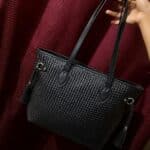 Amara Woven Leather Tote photo review