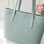 Elara Knitted Leather Tote photo review