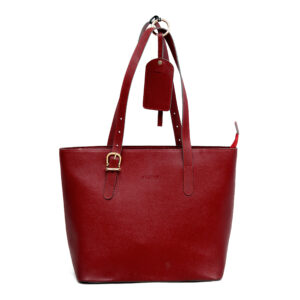 Siena Pebbled Leather Tote Bag – Signature Collection