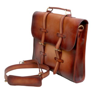 Patina Vintage Brown Leather Laptop Bag