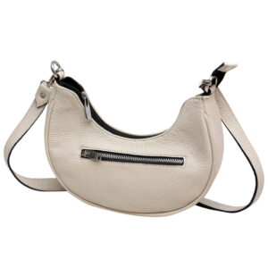 Luna Pebbled Leather Moon Bag