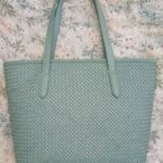 Elara Knitted Leather Tote photo review