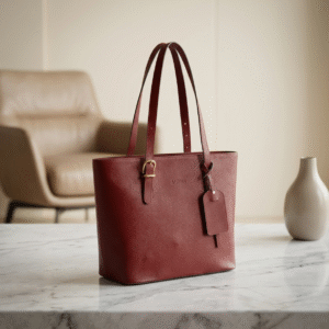 Siena Pebbled Leather Tote Bag – Signature Collection