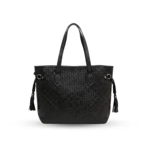 Amara Woven Leather Tote