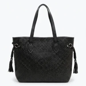 Amara Woven Leather Tote