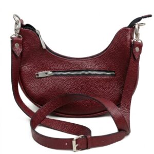 Luna Pebbled Leather Moon Bag