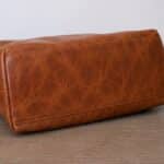 Crunch Tan Leather Tote Bag photo review